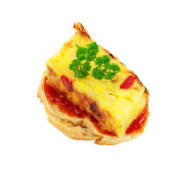 Appetizer of spanish omelet