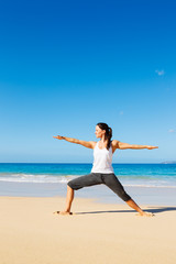 Woman Practicing Yoga