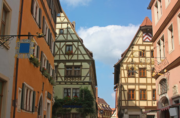 Fototapeta premium Rothenburg on the river Tauber,Bavaria,Germany