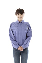 女性・作業着