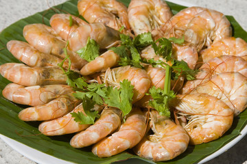 Boiled shrimp