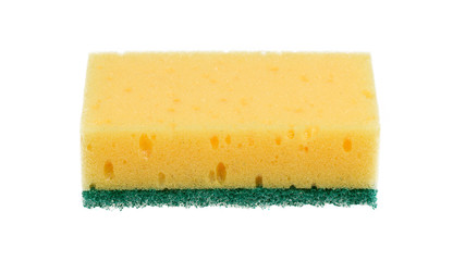 Kitchen sponge isolated