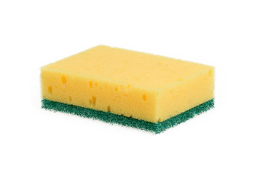 Kitchen sponge isolated