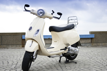 Retro Style Motorcycle - 42834581