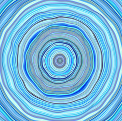 3d wavy concentric pipes tube abstract blue hole backdrop