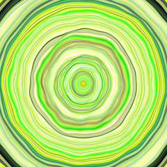 3d wobbly tube green abstract backdrop