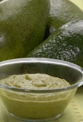 Crema de aguacate,guacamole.