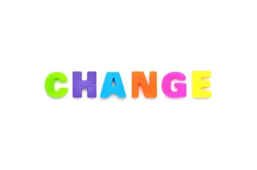 アルファベット　CHANGE