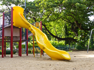 Children slide