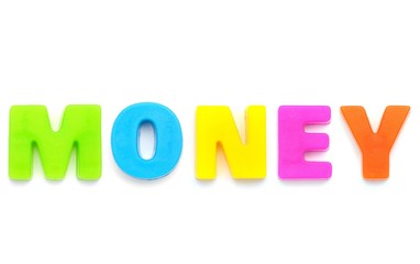 アルファベット　MONEY
