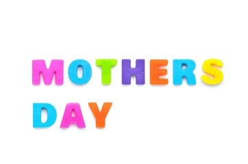 アルファベット　MOTHERS DAY