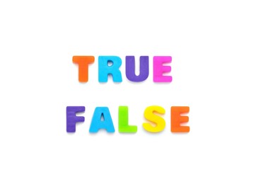 アルファベット　TRUE　ＦＡＬＳＥ