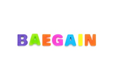 アルファベット　ＢＡＥＧＡＩＮ
