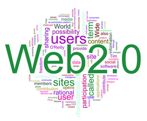 Wordcloud of Web 2.0