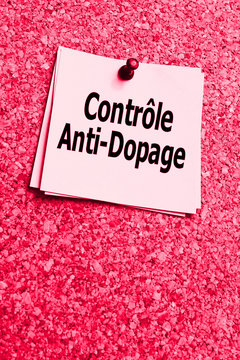 Contr&ocirc;le Anti-Dopage