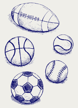 Set sport balls