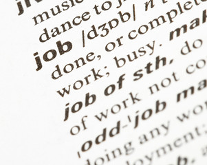 Obraz premium job word