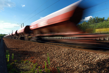 Fototapeta premium fracht kolejowy