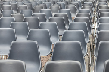 Fototapeta premium sedie di plastica