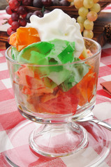 Gourmet gelatin parfait