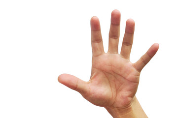 People hand male five
