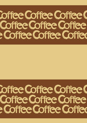 coffee seamless background