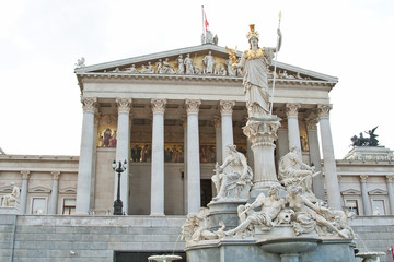 Fototapeta na wymiar Wien, Parlament