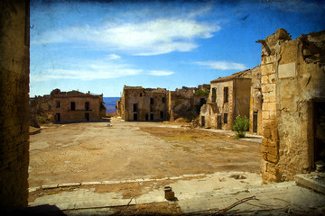 Building collapse, destruction, earthquake