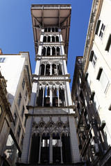 the Santa Justa Elevator