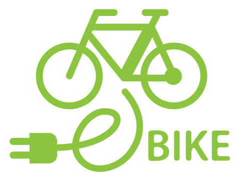 e-bike vector logo design