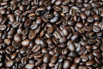 geröstete Kaffeebohnen