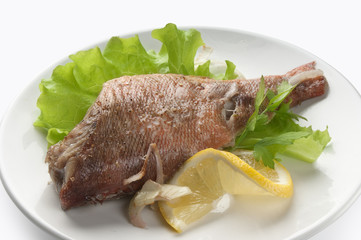 Baked rosefish