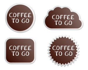 Coffee To Go Sticker