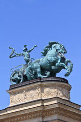 Chariot on millennium monument