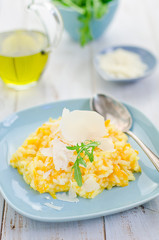 Kürbis risotto