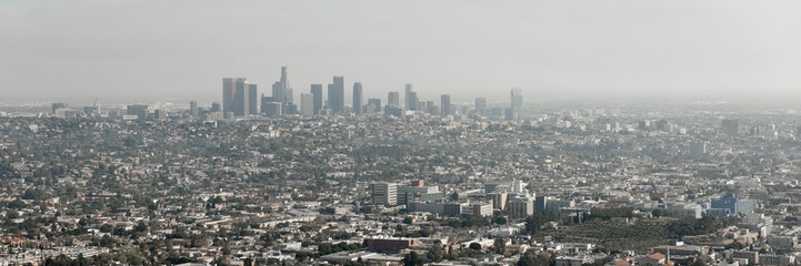 Fototapeta na wymiar Los Angeles skyline, California, USA