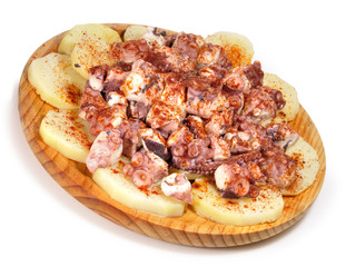 Ración de pulpo a feira.