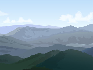 hills landscape