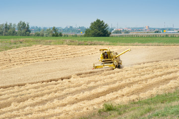 combine harvester