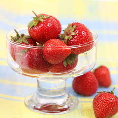 Ripe strawberries