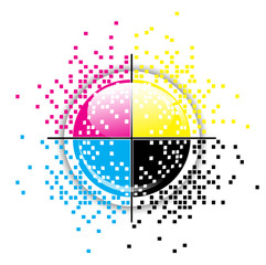 Creative CMYK design