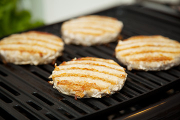 Turkey Burgers on the Grill