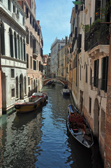 Naklejka na ściany i meble Kanal in Venedig
