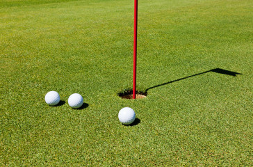 Golf: putting green