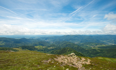 The lower mountains of Vosges