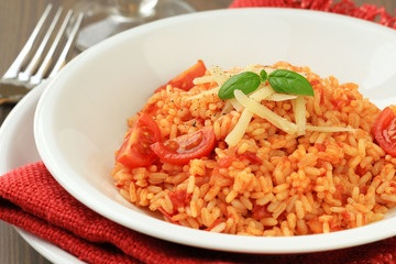 Italian risotto with tomatoes © kuvona