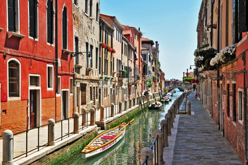 Fototapeta na wymiar Kanały Wenecji