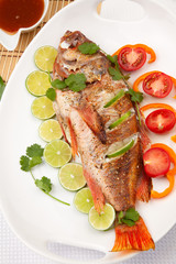 Whole Roasted Wild Rockfish