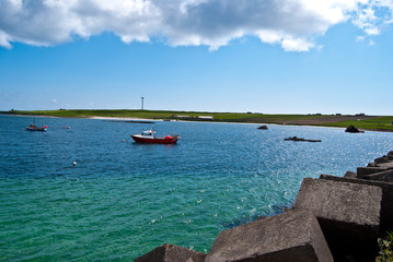 Fototapeta na wymiar Scenery on Orkney
