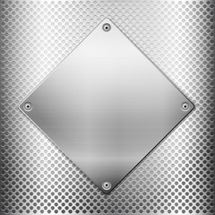 metal grid and square plate